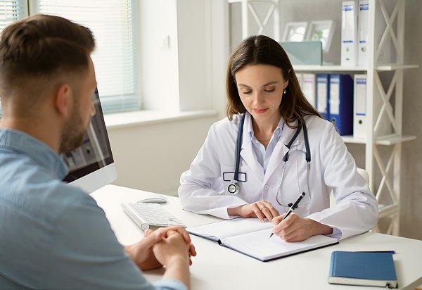 Прием у врача перед кодированием